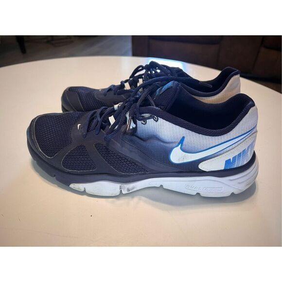 Nike Mens Size 11.5 Dual Fusion Athletic Sneakers Blue Ombre Running Workout Gym - Picture 7 of 14